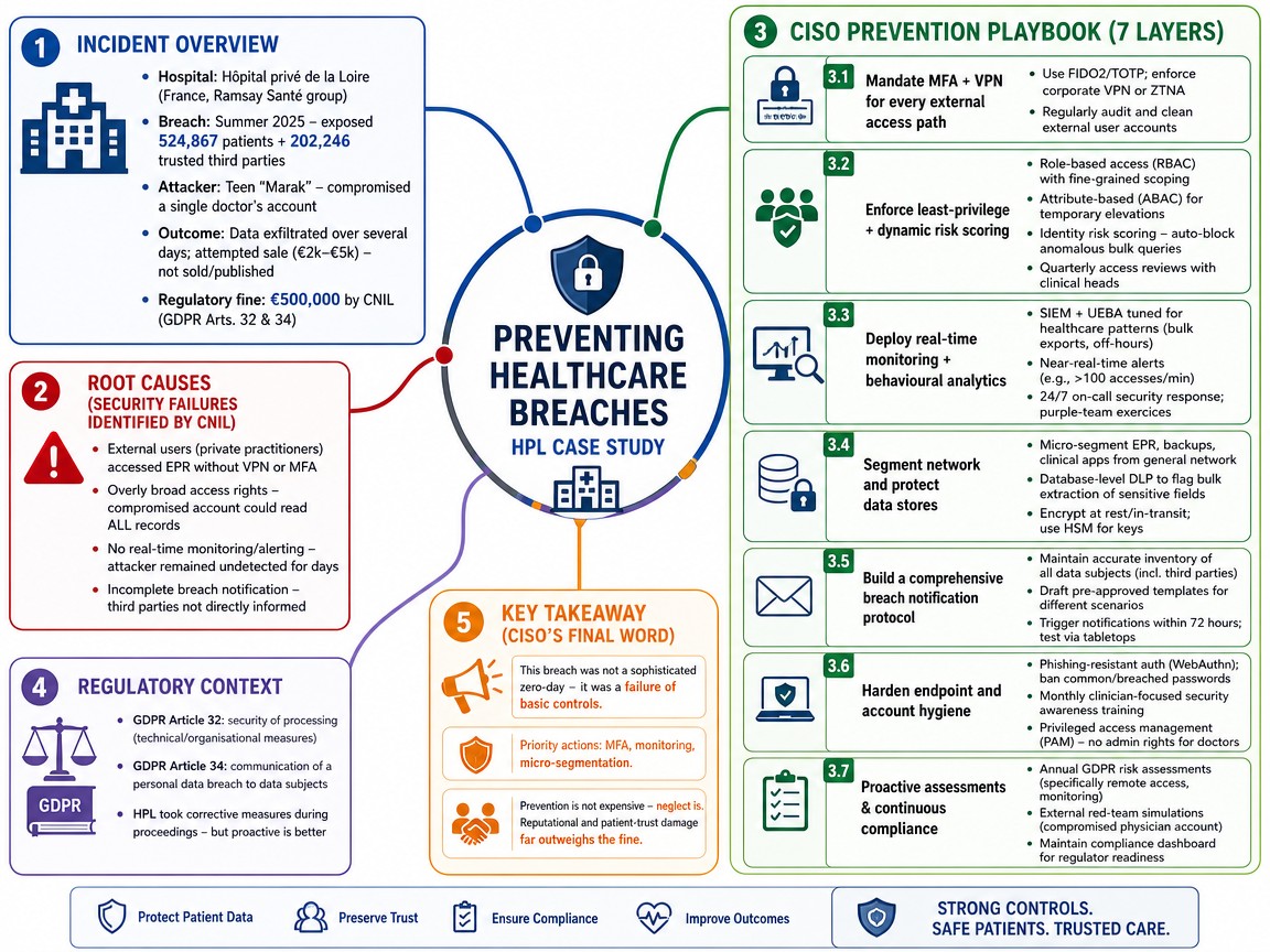 From One Compromised Account to 727,000 Exposed Records: Preventing Healthcare Data Breaches